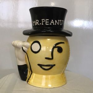 🥳 HOST PICK 🥳Vintage Mr. Peanut Cookie Jar